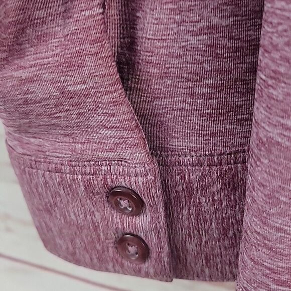 Eddie Bauer, Women's L/S Button Up Purple Collared Top-Size Small - Picture 6 of 6